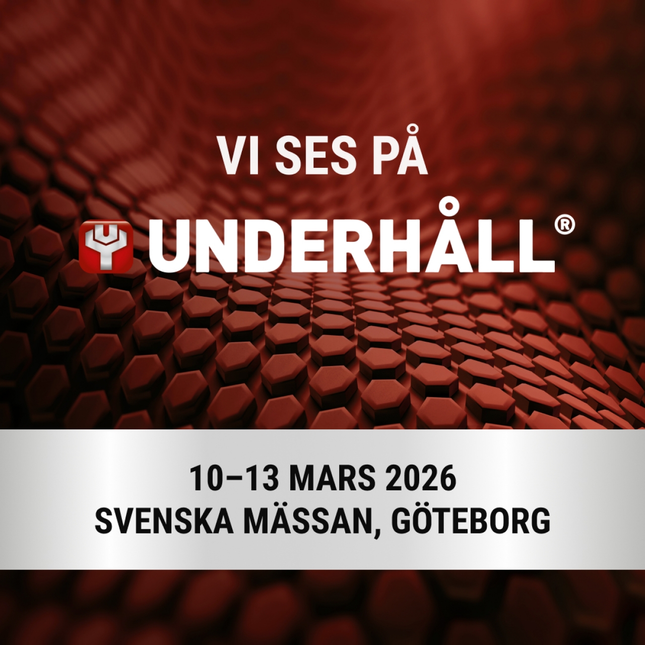 Underhålls mässan 10-13/3 2026
